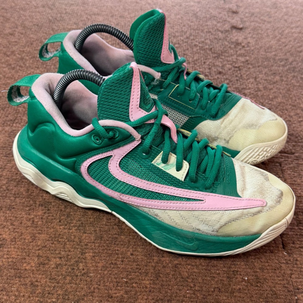 Nike Giannis Immortality 3 Mens Basketball Shoes Green Pink Size 7.5 DZ7533-300